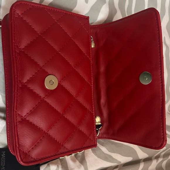 NEW Italian Leather RED Purse! NWT! - Picture 4 of 9